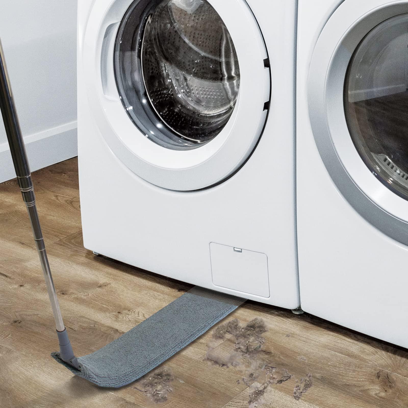 ELEANRA Retractable Gap Dust Cleaner with Extension Pole, Cleaning Tools with 3 Microfiber Dusting Cloths, Extendable Long Handle Duster for Cleaning Under Refrigerator Sofa Couch Bed Furniture Appliance