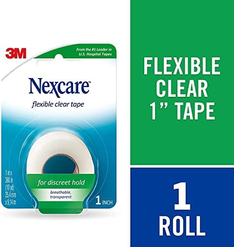 Nexcare Nexcare Flexible Clear Tape 1 Inch 10 Yards