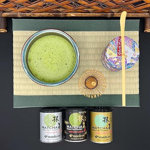 MAEDA-EN MAEDA-EN Shiki Matcha Green Tea Powder 112g 4 Pack Japanese Origin 100% for Latte Smoothies and Baking 05448 4pk