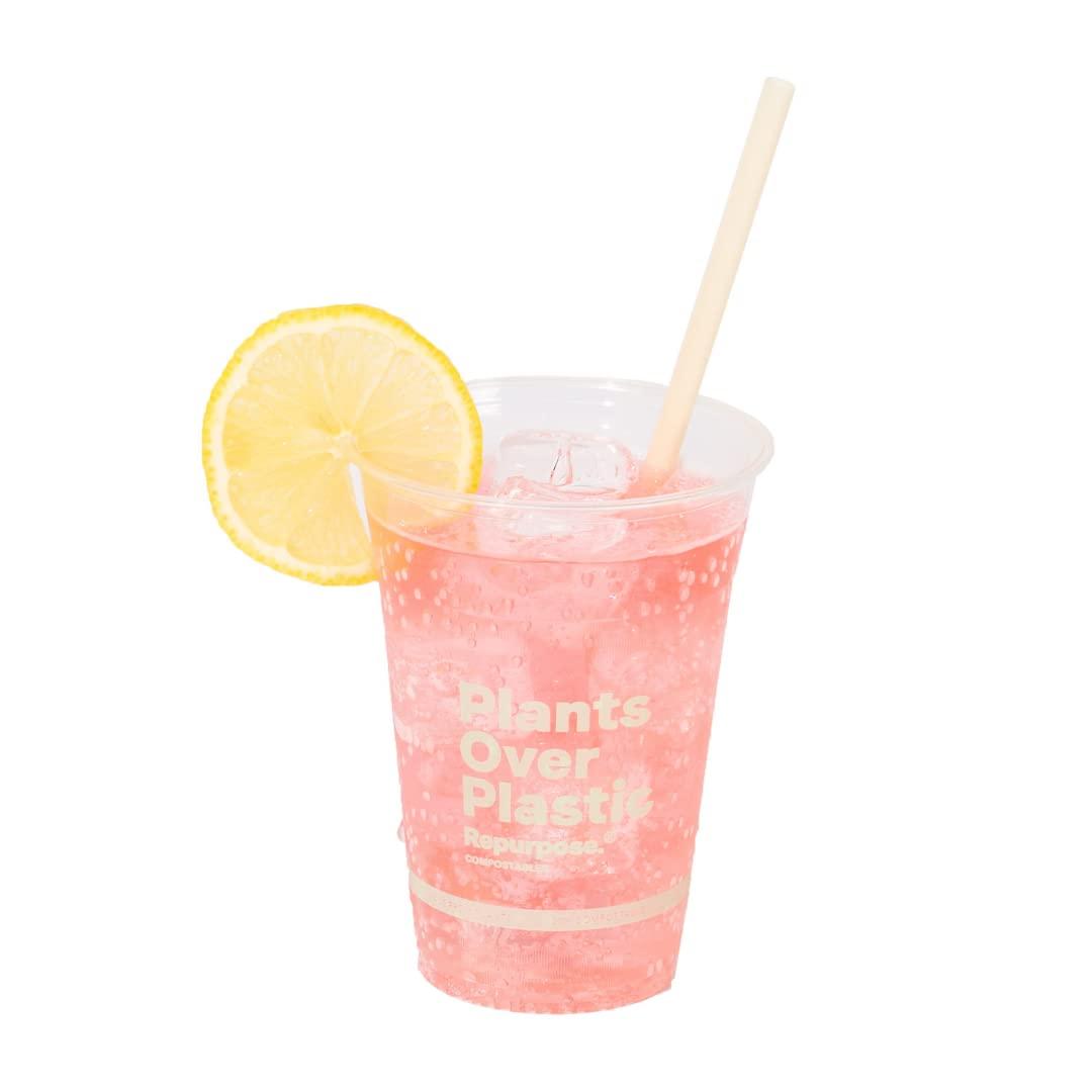 Repurpose Compostables Repurpose Compostable Straws, 50 Count, Made from Plants, Disposable, Environment Friendly Straws, 1 Pack
