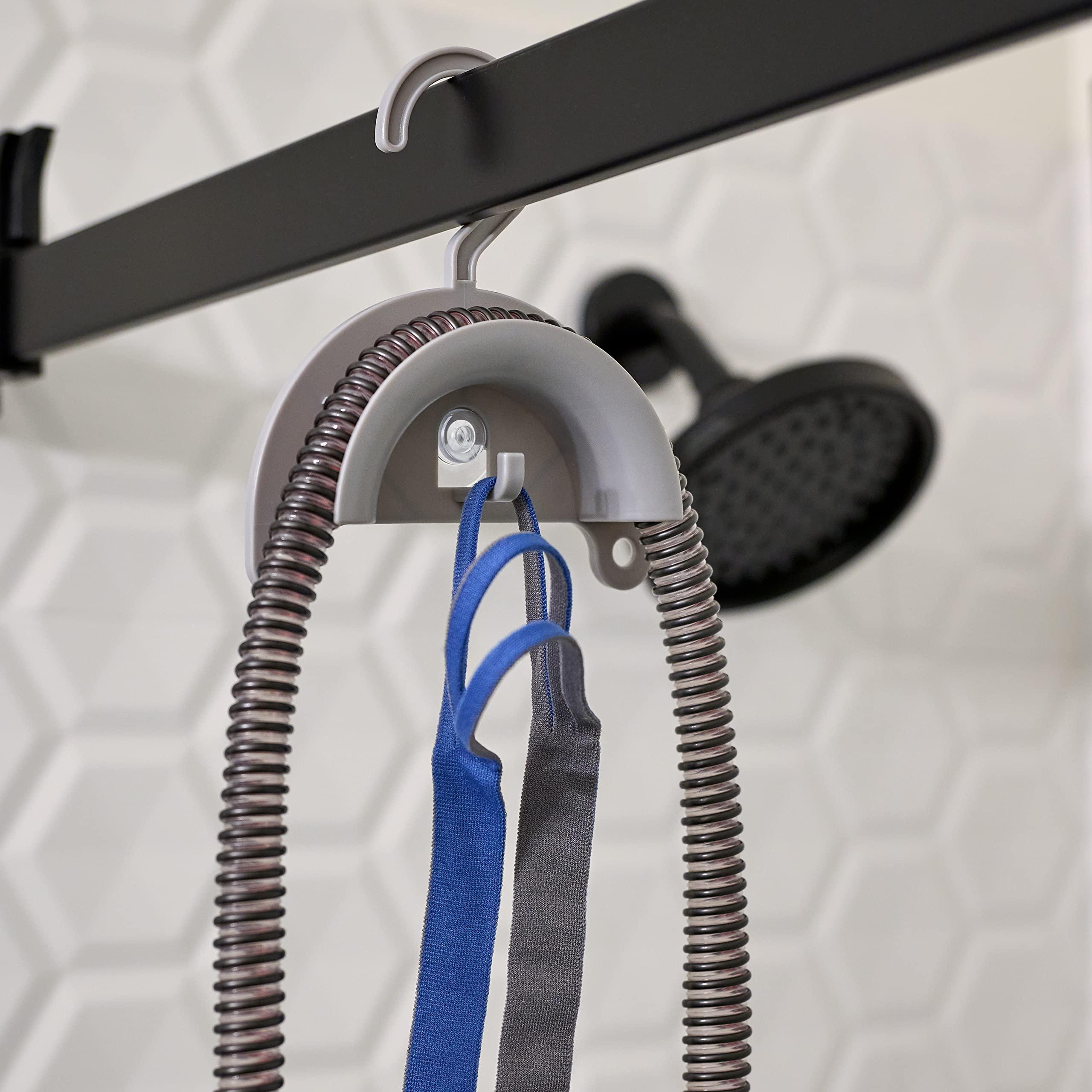 REMREST RemRest CPAP Hose Holder with Suction Cup and Headgear Hook - Universal Holder for Hanging CPAP Tubing, Nasal Mask, Nose Pillow and Sleep Apnea Machine Accessories for Drying After Cleaning