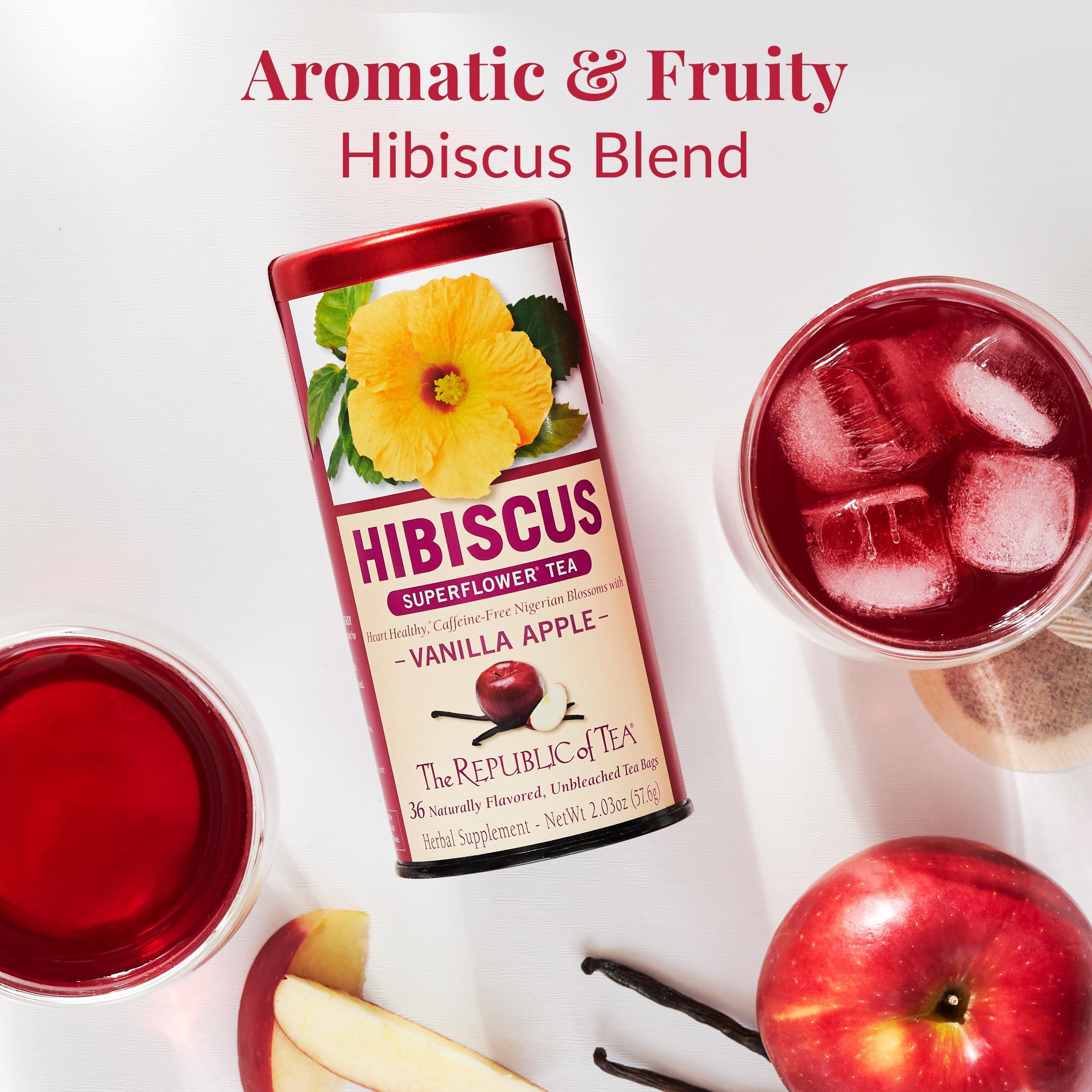 The Republic of Tea The Republic of Tea, Vanilla Apple Hibiscus, 36-Count