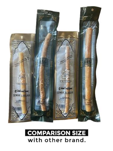 AL-TAQWA AL-TAQWA Miswak Stick |Miswak Toothbrush, Pack of 12, Natural Toothbrush, Chewable (Meswak)|Siwak Oral Hygiene, Teeth Whitening, Control Bad Breath | Eco-Friendly, Biodegradable, Nitric Oxide