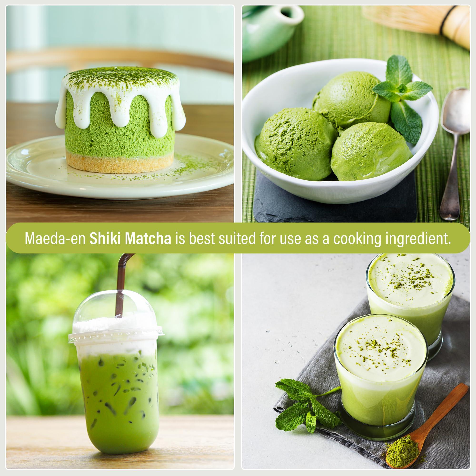 MAEDA-EN MAEDA-EN Shiki Matcha Green Tea Powder 28g Japanese Origin 100% for Latte Smoothies and Baking 05448 1pk