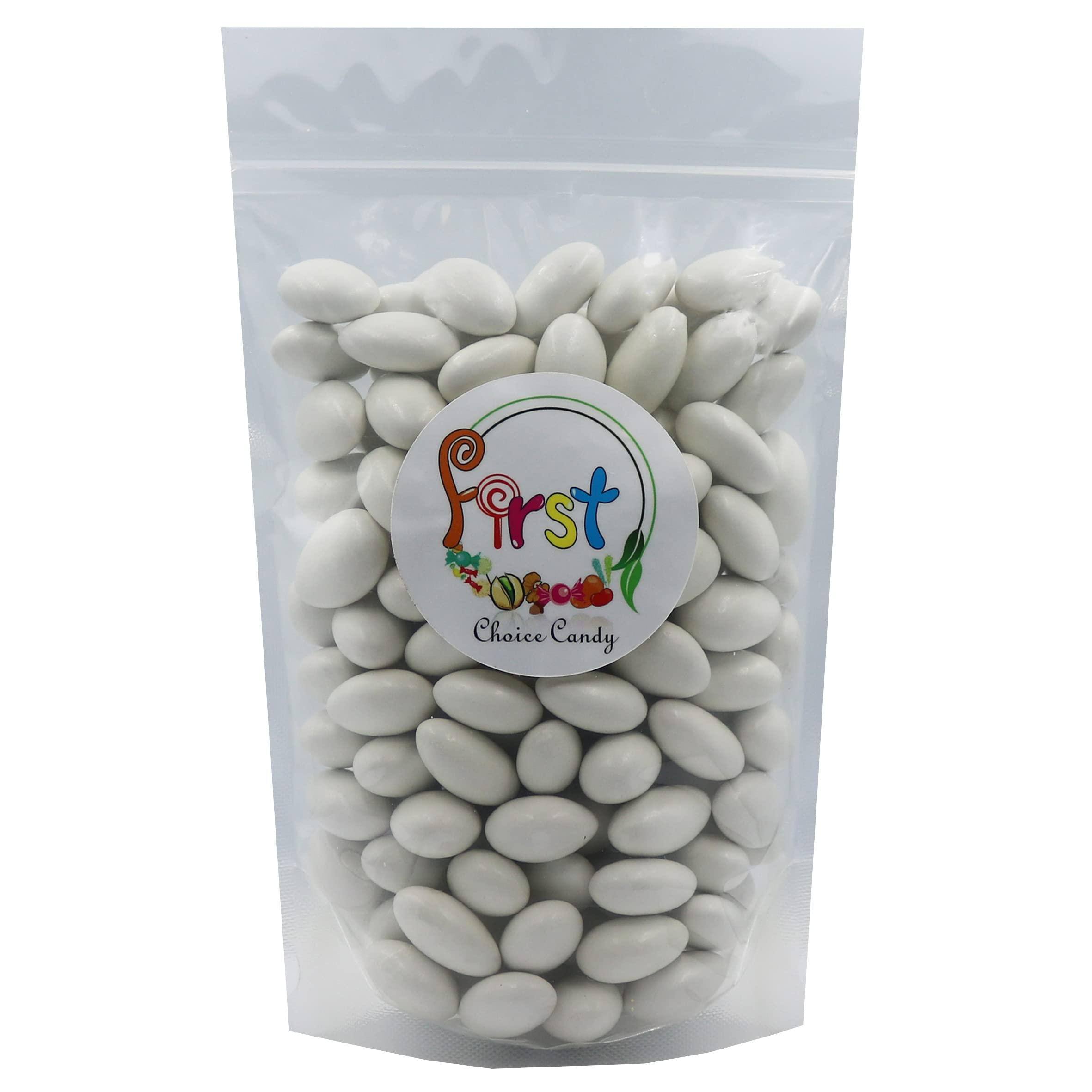 FirstChoiceCandy FirstChoiceCandy Jordan Almonds (White, 2.5 Pound (Pack of 1))