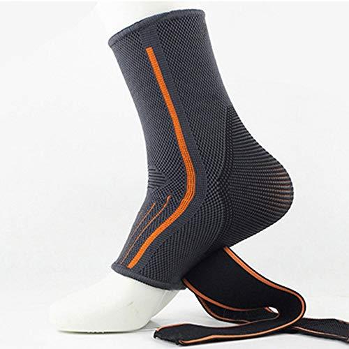 Runee Runee Ankle Brace Compression Support Sleeve With Adjustable Strap For Sprain, Plantar Fasciitis, Sports Protection, Injury Recovery, Achilles Tendon, Heel Spurs, And Pain Relief (Medium)