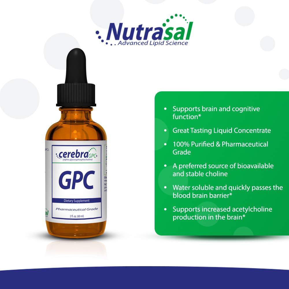 Nutrasal Nutrasal Cerebra GPC Liquid - 2 Fl. Oz. (60mL)