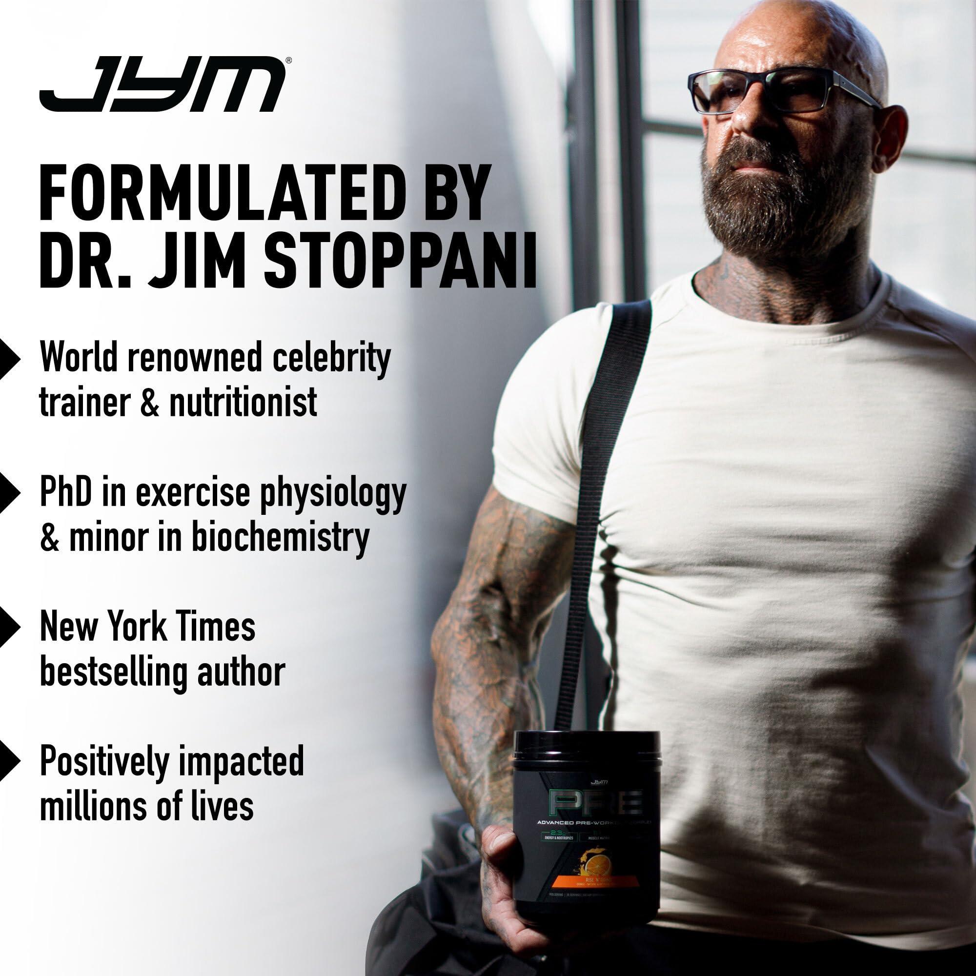 JYM Supplement Science JYM Greens Super Food Powder for Performance, Watermelon Cucumber, Spirulina, Mushrooms, Vitamins, BroccoPhane & Broccoli, Men & Women, 30 Servings