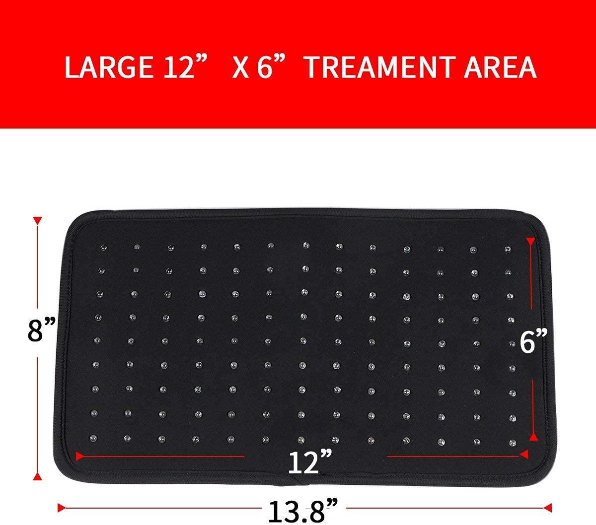 TUOB Red Light & Near Infrared Therapy Wrap FDA Cleared Led Light Therapy Back Pain Relief Device Wearable Deep Penetrating Pad Relief for Joints Knee Pain