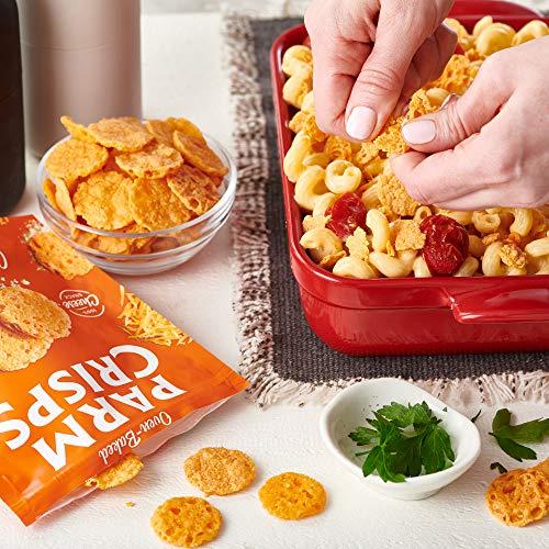 Parmcrisps ParmCrisps - Cheddar Cheese Crisps, Made Simply with 100% REAL Cheese | Healthy Keto Snacks, Low Carb, High Protein, Gluten Free, Oven Baked, Keto-Friendly | 1.75 Oz (Pack of 12)