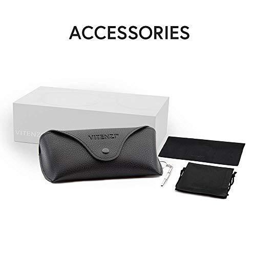 VITENZI VITENZI Sunglasses with Readers for Women, Reader Sunglass with Bifocals, Vintage Tinted Reading Sun Glasses, Venice in Burgundy 2.25