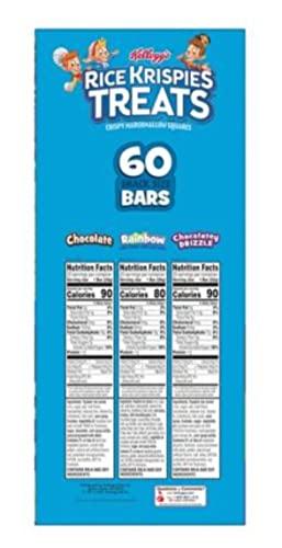 Kellogg's Kellogg's Rice Krispies Treats Snack Bars Variety Pack, 60 ct