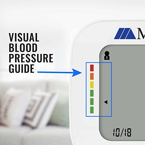 Mabis MABIS Universal Wrist Talking Blood Pressure Monitor, Visual BP Guide, 396 Reading Memory Storage for 4 Users, Protective Storage Case, FSA & HSA Eligible