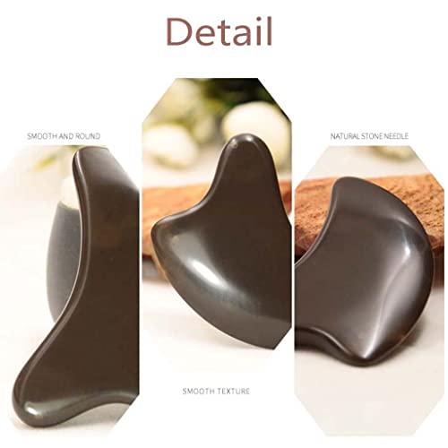 ZHAO SHOP Bian Stone Massage Stone| Gua Sha Massage Tools | Slimming Massager for Beauty Spa Skin Caring Neck Pain Relief