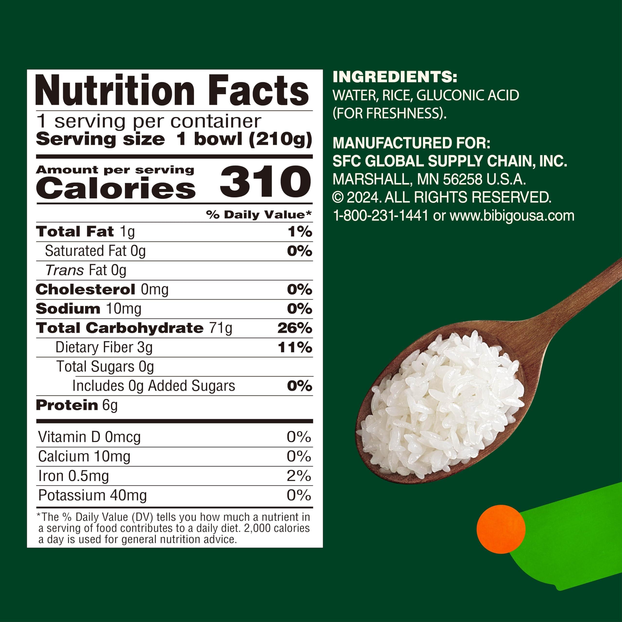 bibigo Bibigo Cooked Sticky White Rice - 6 Pack