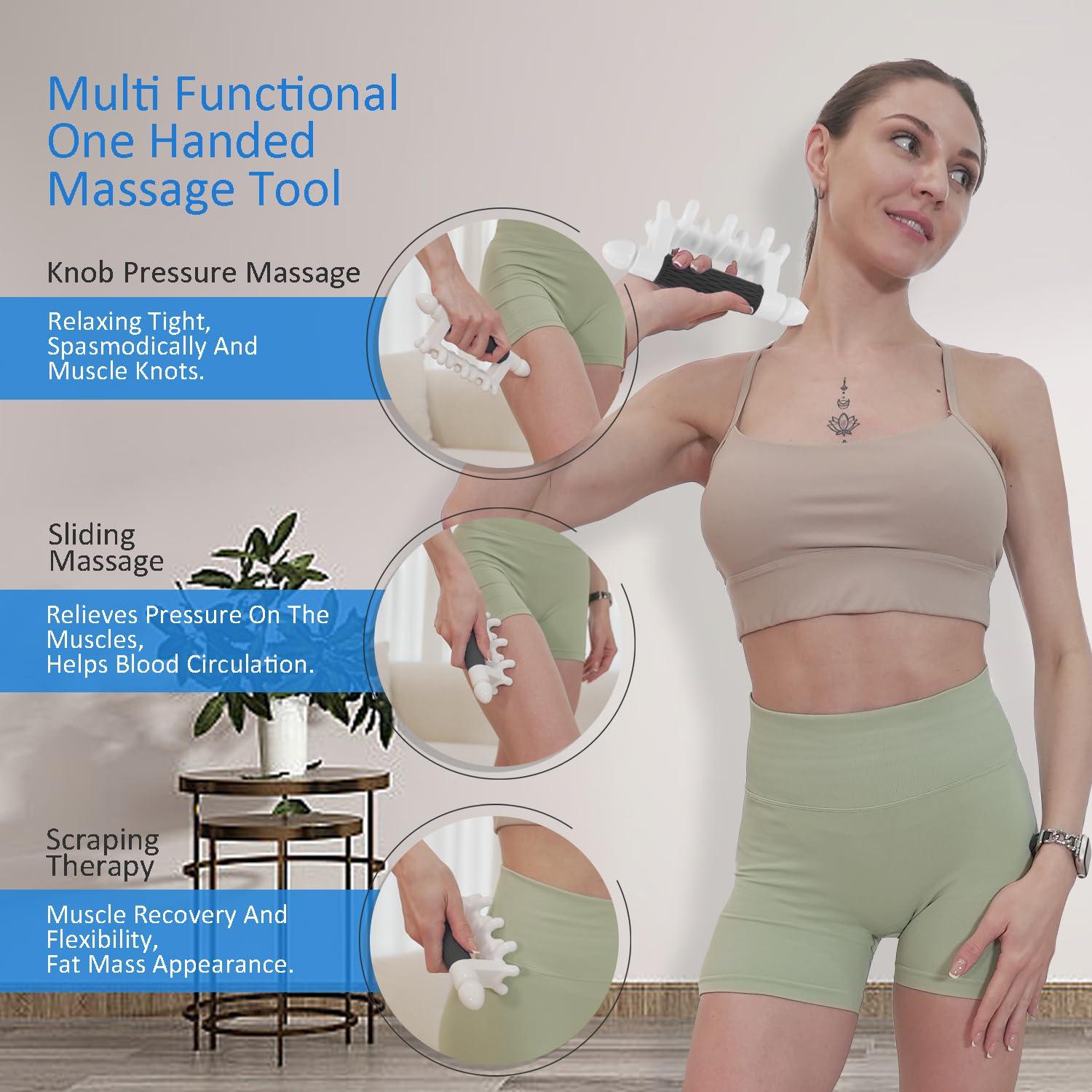 Strict Fascia Massage Tool Myofascial Release Blaster Tools for Anti-Cellulite Skin Soothing Lymphatic Drainage Trigger Point Deep Tissue Neck,Shoulder,Lower Back,Psoas,Thighs,Butt & Full Body(Black)