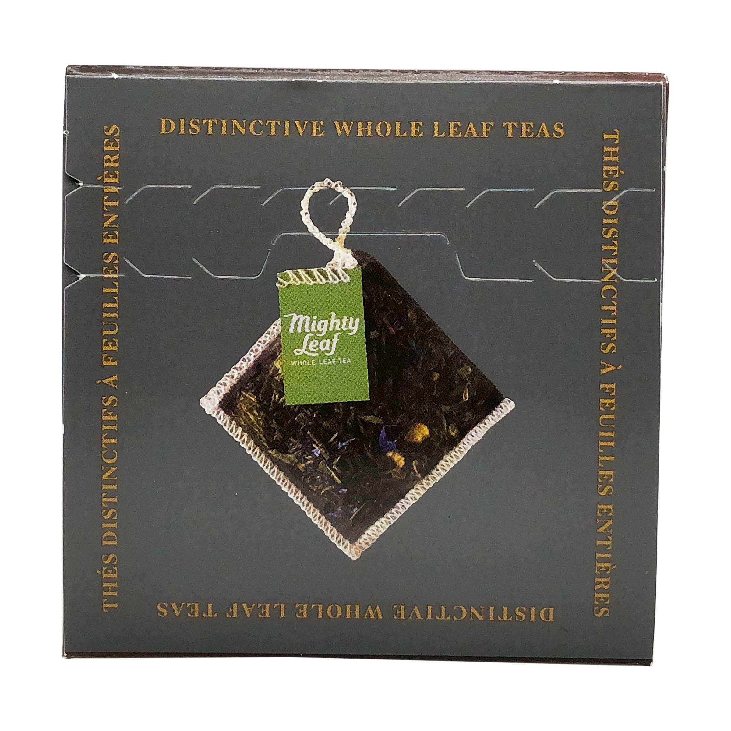 Mighty Leaf Mighty Leaf Tea, Green Whole Leaf Tea Bags - Green Tea Tropical - Light Caffeine - Blended with Pineapple, Guava & Tropical Fruit Flavors - 15 Count