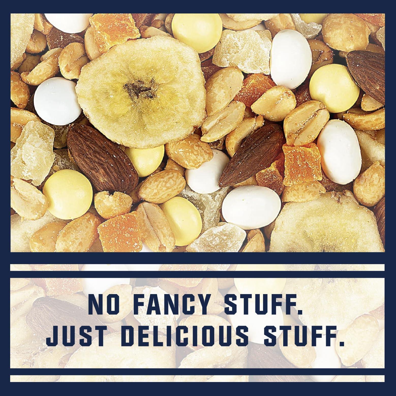 Kar's Kars Nuts Tropical Fruit N Nut Trail Mix, 5.5 oz Snack Mix Bulk Pack of 12, Gluten-Free Snacks