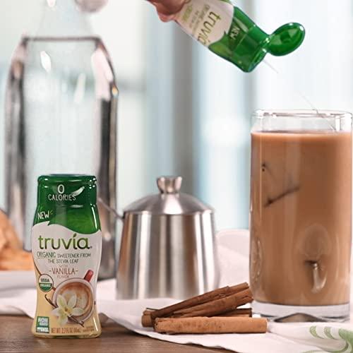Truvia Truvia Organic Zero-Calorie Liquid Stevia Sweetener, 2.7 fluid ounce bottle, Vanilla flavor