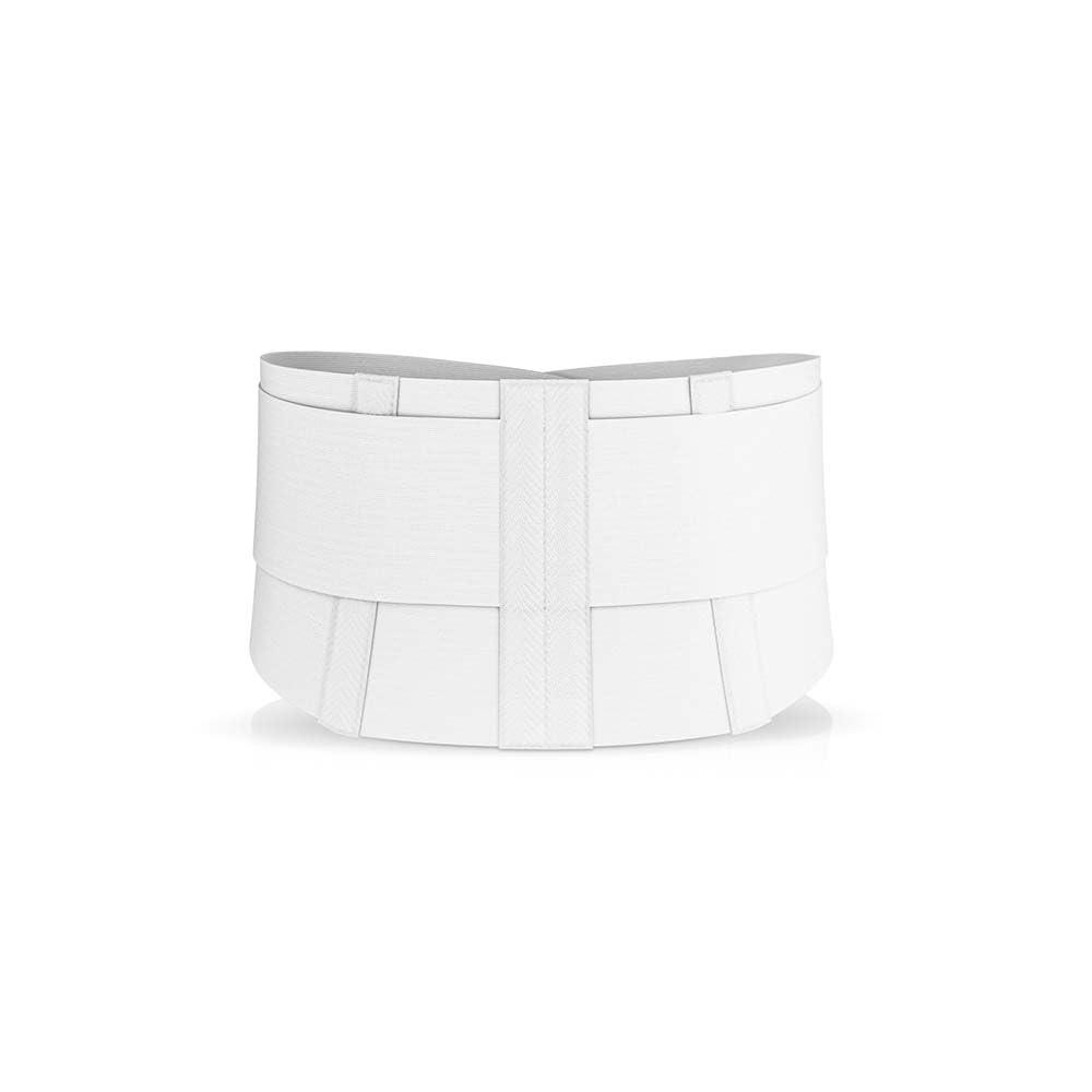 Actimove Actimove Professional Lumbar Sacral Support Comfort with Additional Support Belt 10\" | Lower Back Support Belt Sacral Support, for Post-Op Care, Herniated Disc, Scoliosis Back Pain Relief | White, Medium