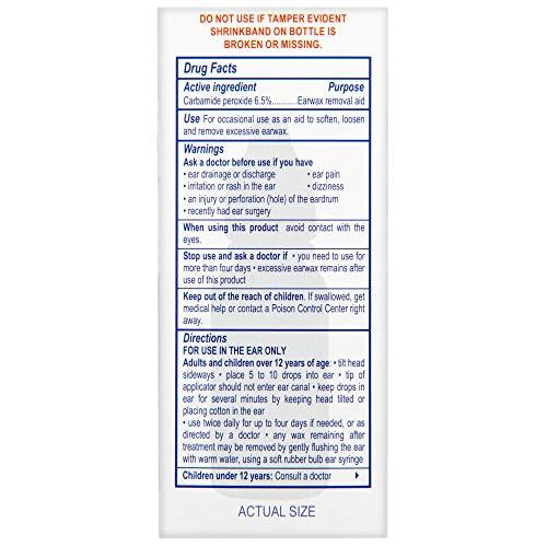 Rite Aid Rite Aid Earwax Removal Aid – 0.5 fl oz. | Carbamide Peroxide 6.5% | Ear Wax Removal | Ear Wax Removal Drops | Ear Cleaner