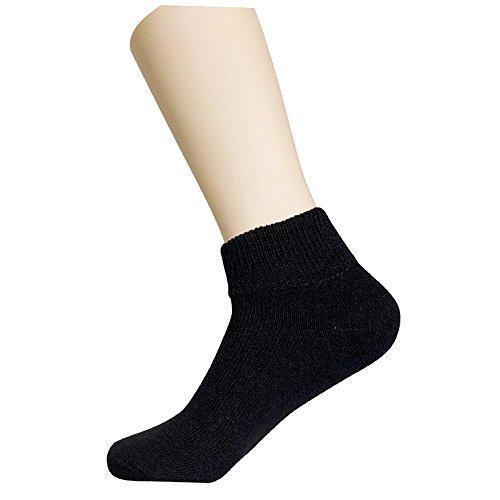 ATB 3 Pair Diabetic Ankle Circulatory Socks Health Support Mens Loose Fit Size 9-11