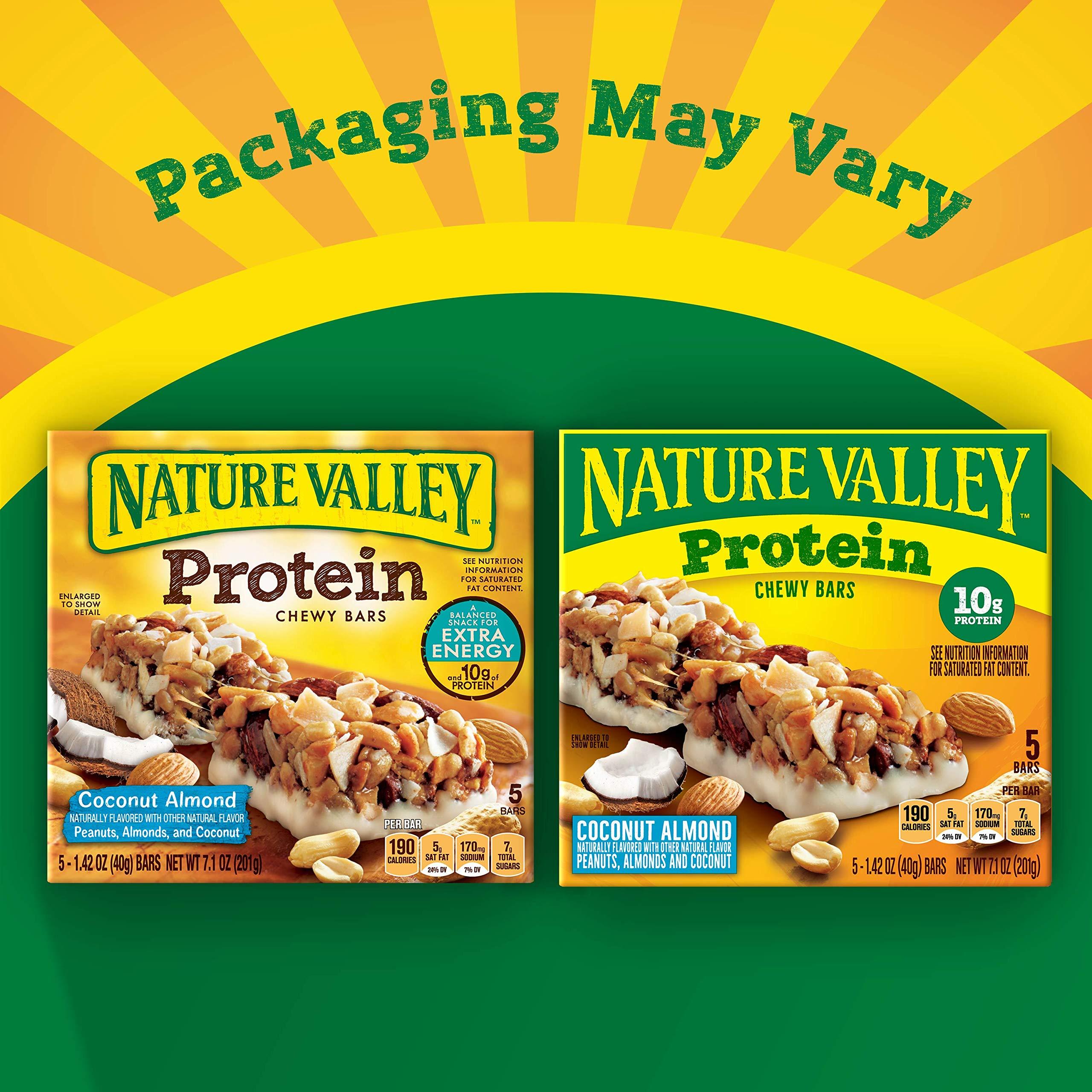 Nature Valley Nature Valley Protein Granola Bars, Coconut Almond, Snacks Bars, 5 ct