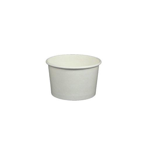 Yocup Yocup 3 oz. White Paper Ice Cream/Frozen Dessert Cup - 1000 ct