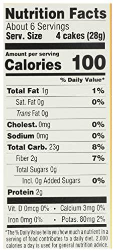 Lundberg Lundberg Organic Thin Stackers, Red Rice & Quinoa, Salt-Free, Thin Multigrain Rice Cakes, Gluten-Free, Vegan, Healthy Snacks, 6 oz (Pack of 1)