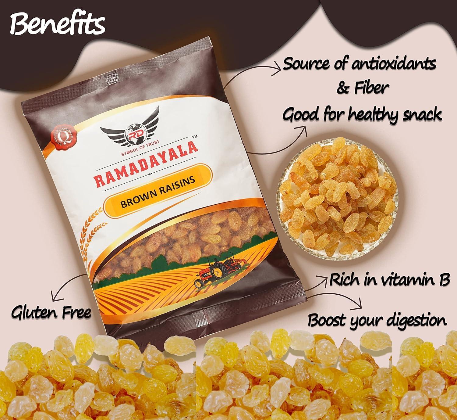 Generic Generic Organics Dry Fruits Raisins/Kishmish Green Dry Grapes Kismis, Nutritious, Healthy Sweet For Evening Cravings Festival Celebration Gift Pack - 450g Pack of 1