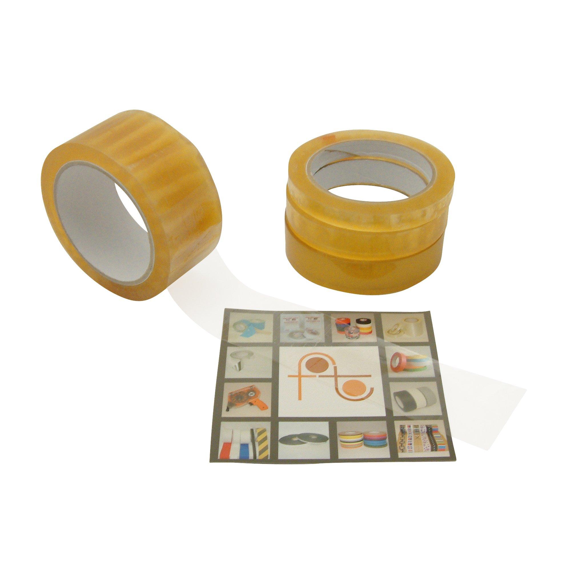 J.V. Converting JVCC Cellophane Sealing Tape [Biodegradable] (Cello-1): 1 in. x 72 yds. (Clear)