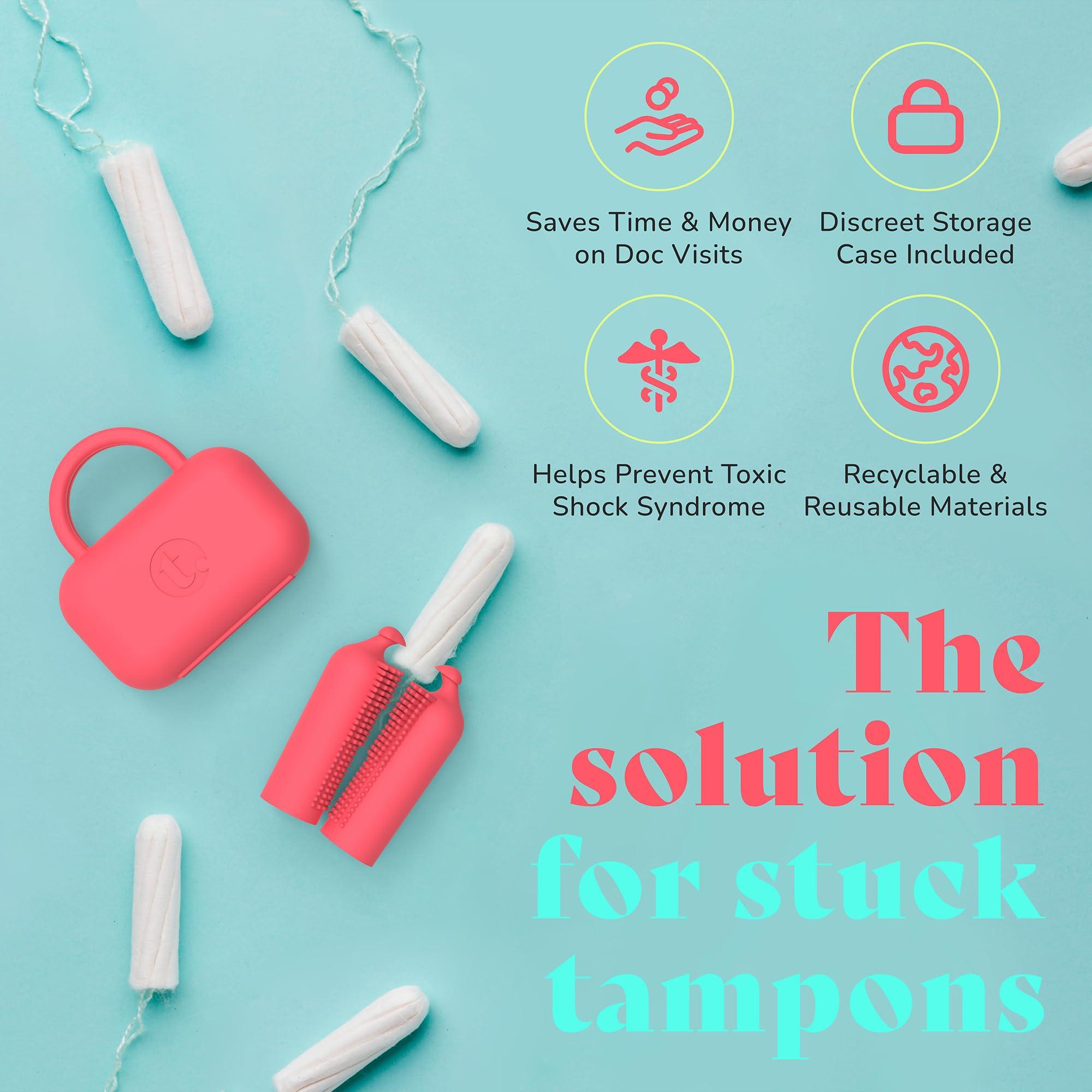 TAMPOUT Tampout Menstrual Cup Removal Tool, at-Home Aid for Retained Tampons and Menstrual Cups and Menstrual Discs.