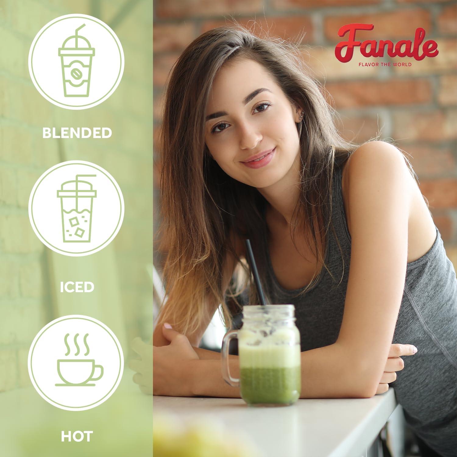 Fanale Fanale Premium Thai Green Bubble Tea Flavoring Powder for Boba Tea| Perfect for Baking, Smoothies, Desserts and Drinks | Instant Boba Bubble Tea Powder for Milk Tea - 2.2 Pounds (Pack of 20)