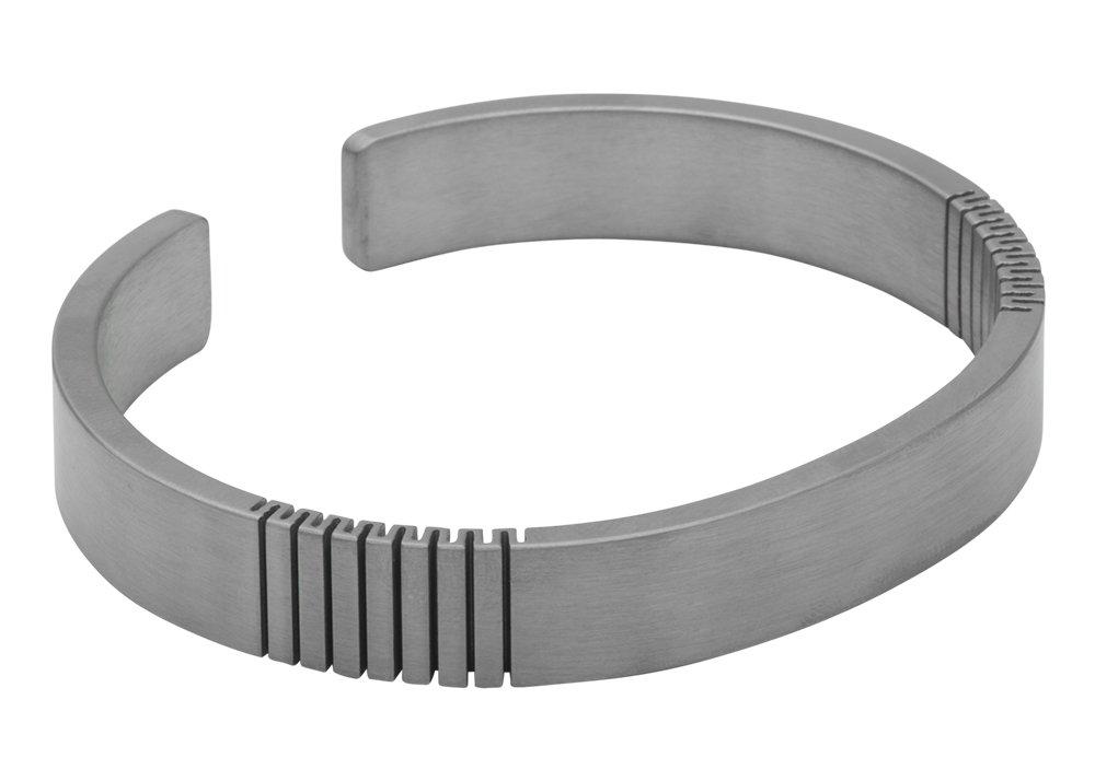 QRAY QRAY Q2 Pure Titanium 100% Pure Titanium Golf Athletic Bracelet Men Women C-Shaped Health Wellness Bracelet (Medium: 7"~7.75")