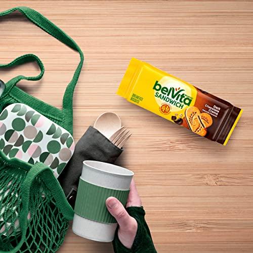 Belvita belVita Breakfast Sandwich Dark Chocolate Creme Breakfast Biscuits, 8 Packs (2 Sandwiches Per Pack)