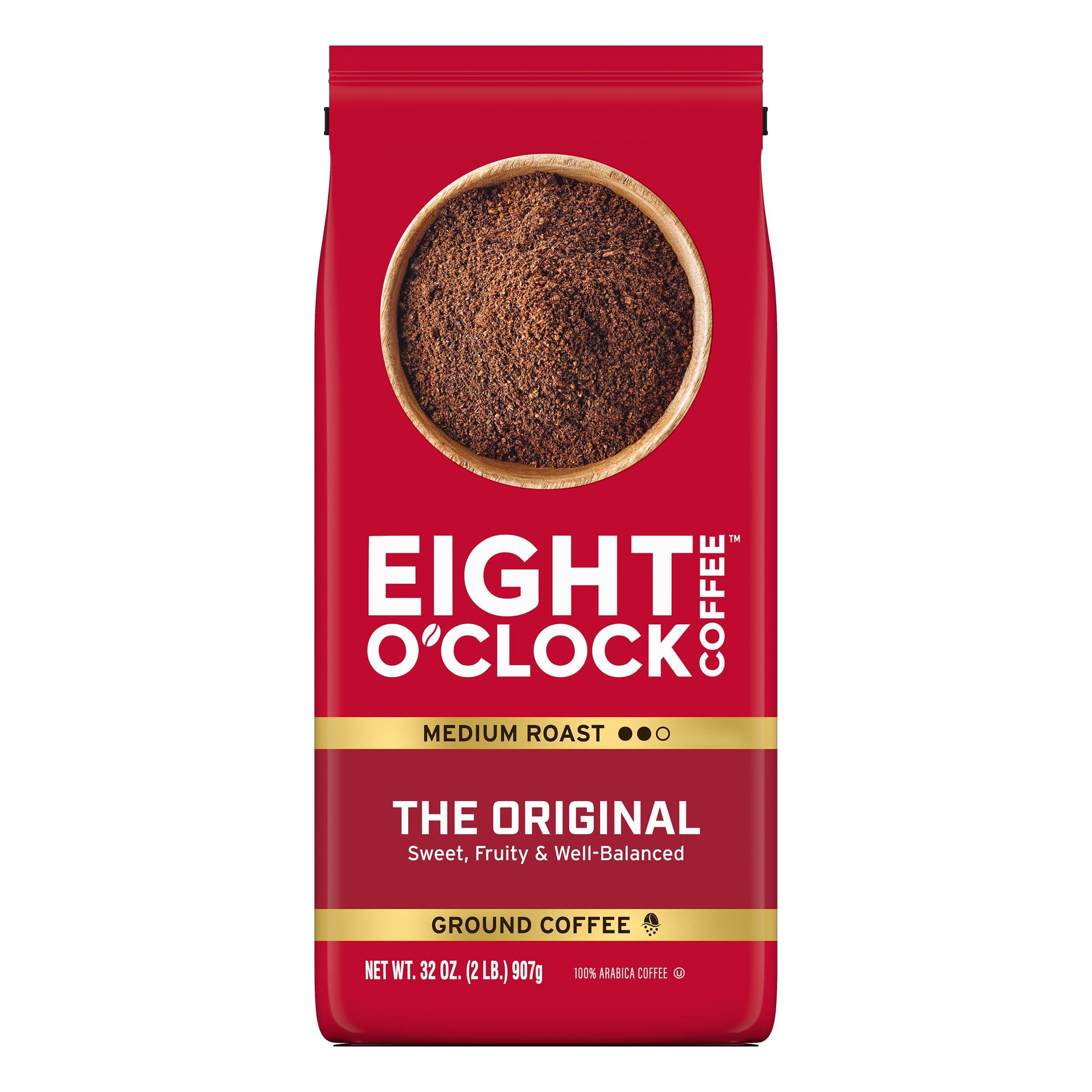 Eight O'Clock Coffee Eight O\'Clock Coffee The Original, 32 Ounce (Pack of 1) Medium Roast Ground Coffee 100% Arabica, Sweet, Fruity, Well Balanced