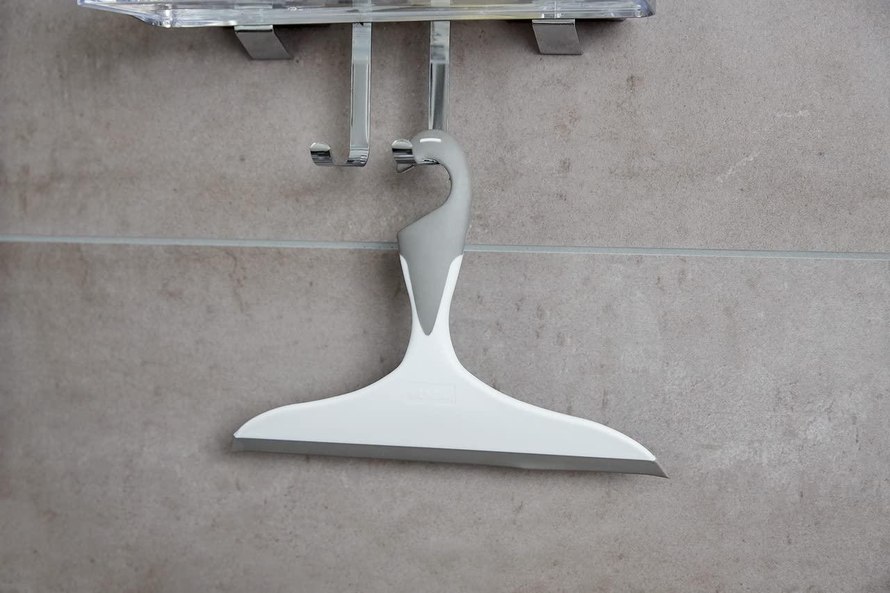 WENKO Wenko Bathroom Squeegee Loano Grey, 17 x 23 x 0.1 cm