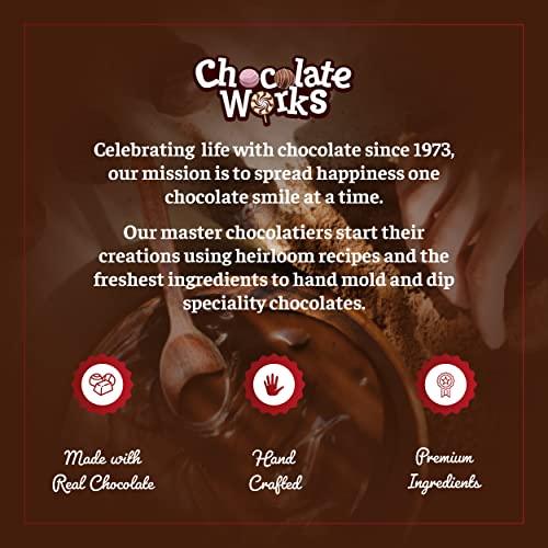 Chocolate Works Hot Chocolate Bombs by Chocolate Works | Premium Hot Cocoa Bombs with Marshmallows | Made with Real Milk Chocolate, Dark Chocolate and White Chocolate | Pack of 3 Cocoa Bombs