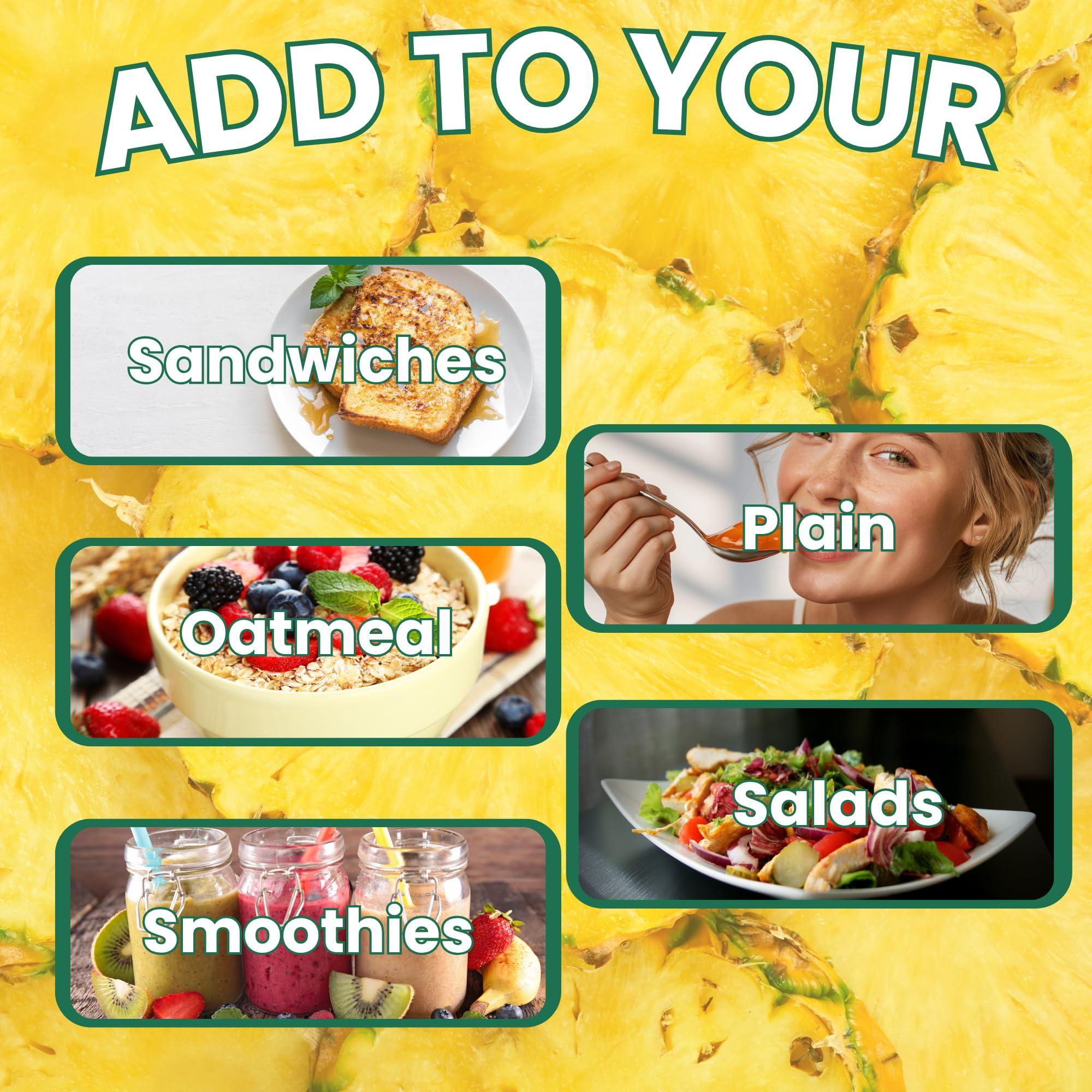 Halevit Sea Moss Gel with Ground Chia Seeds, Sea Moss Gel Organic Raw Natural Iodine Source, Omega-3, Immune & Digestive Support, Vegan Superfood, Mango Pineapple Flavor, Made in USA, 16 oz