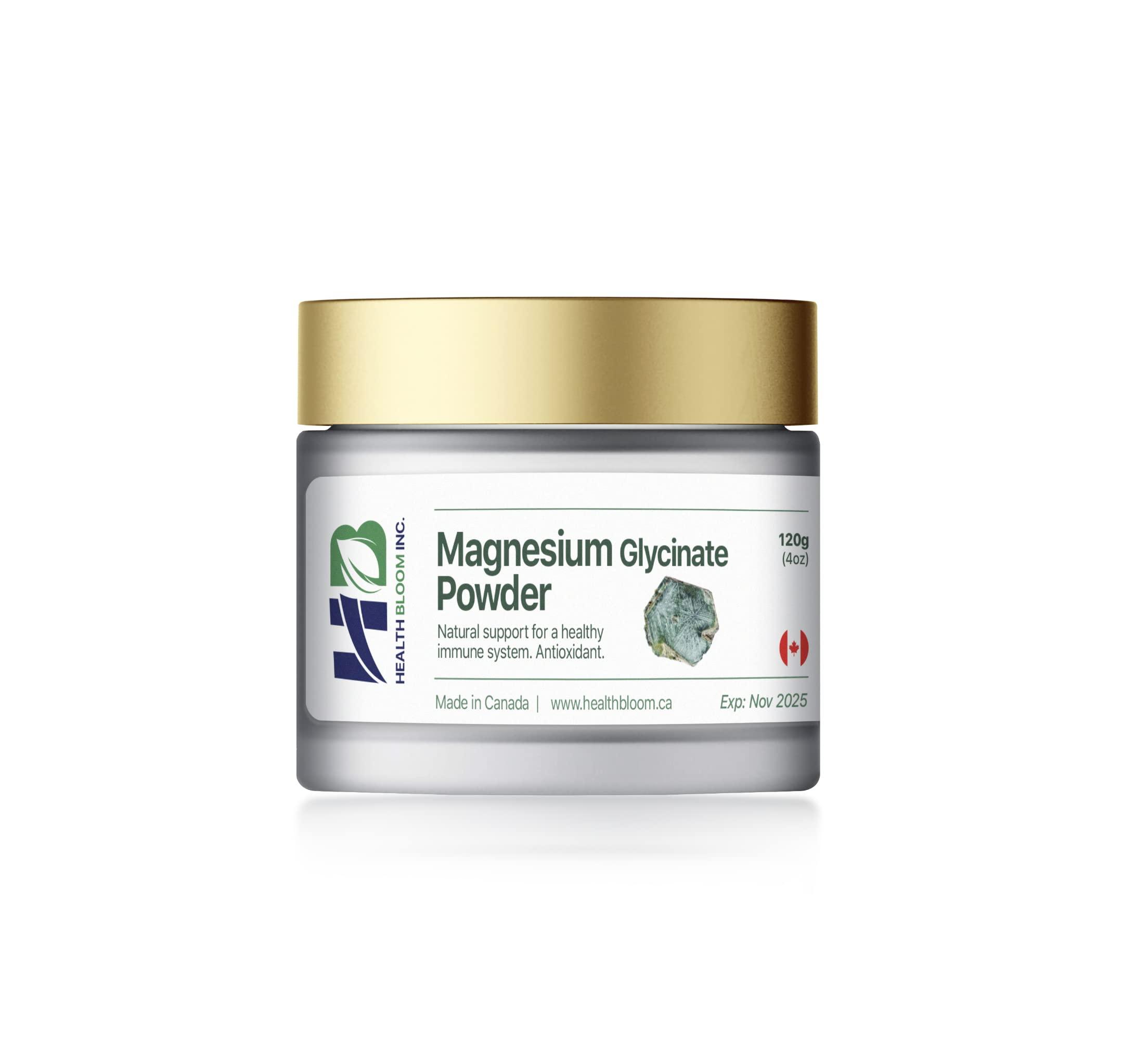 Health Bloom Inc. Magnesium Glycinate Powder Supplement Kit