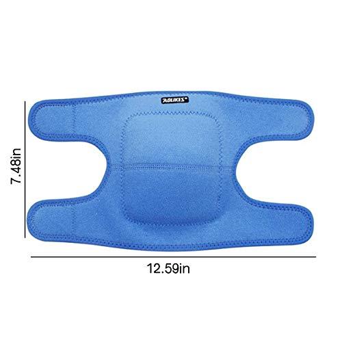 JUMISEE JUMISEE (2PCS Kids Adjustable Knee Pad, Anti-Slip Padded Sponge Knee Brace Breathable Flexible Elastic Knee Support for Football Volleyball Dance Skating Basketball Sports