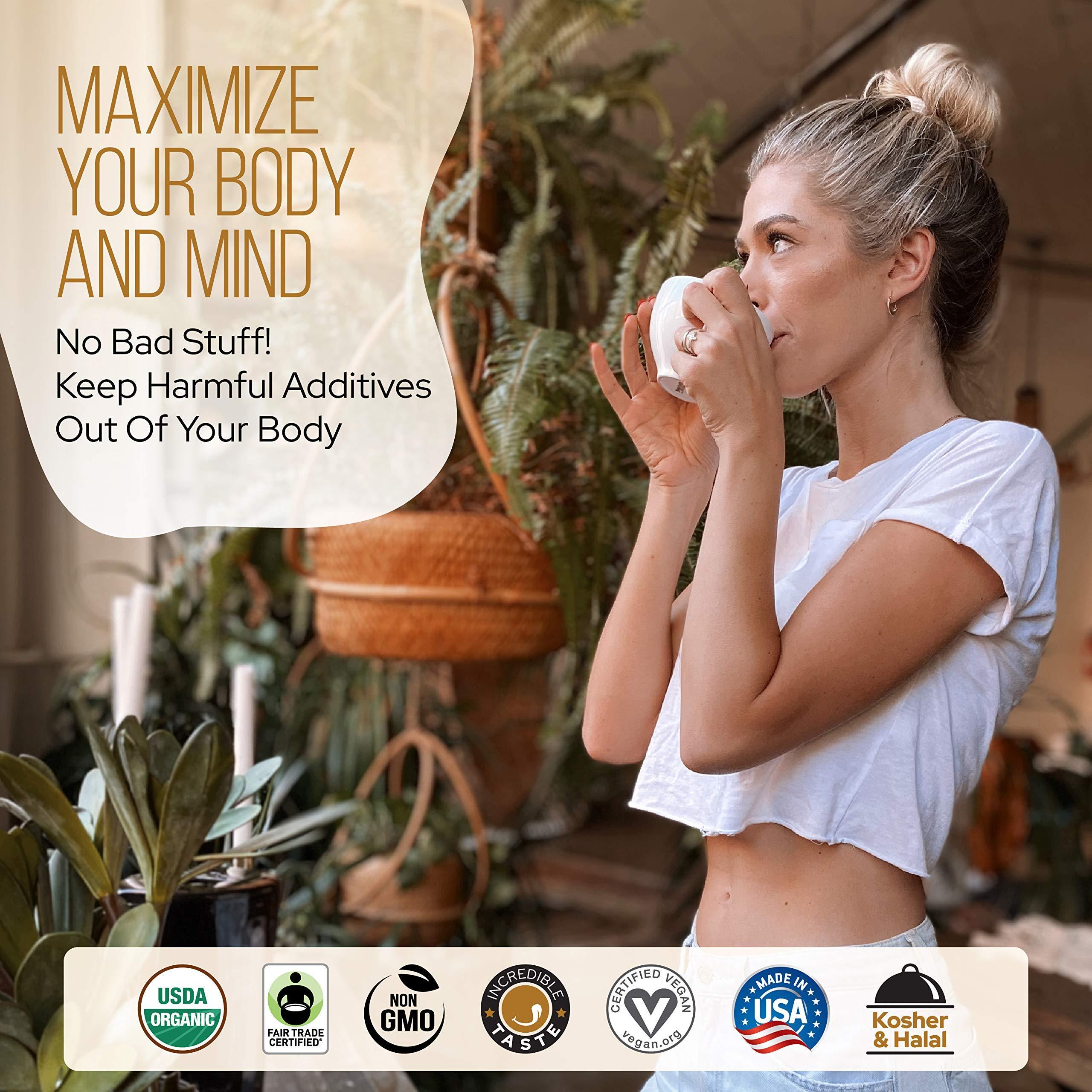 LRLA SUPERFOODS La Republica Organic Pure DECAF Instant Coffee (35 Servings), Colombian Rich Medium Roast Toasted Caramel Notes, Small Batch Shade-Grown Fair Trade Arabica Low-Acid