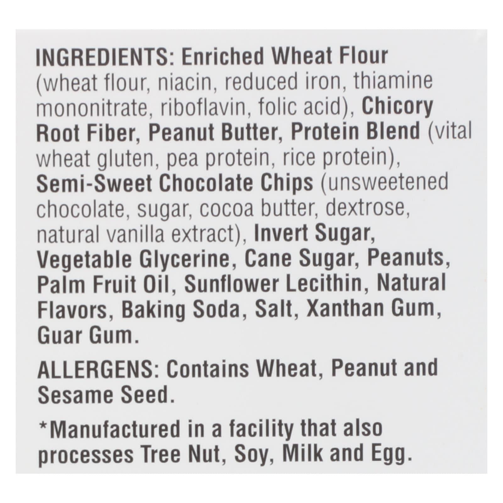 Lenny & Larry's Lenny & Larry\'s The Complete Cookie, Peanut Butter Chocolate Chip, Soft Baked, 16g Plant Protein, Vegan, Non-GMO, 4 Ounce Cookie (Pack of 12)