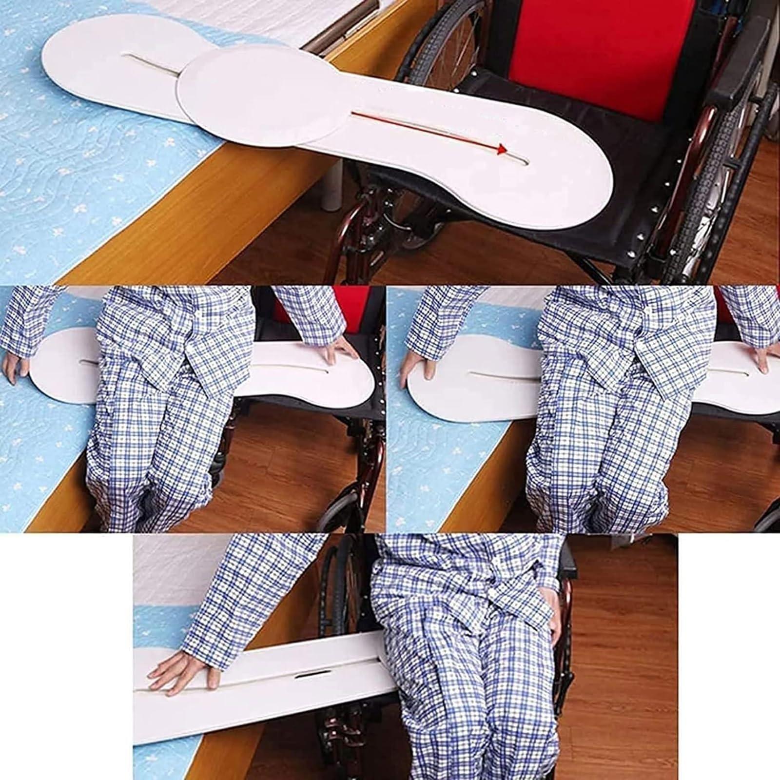 MRXCWJ Transfer Board, Patient Slide Assist Device for Transferring Patient or Handica from Wheelchair to Bed,Toilet,Tub,Car,Bathtub Slide Board (B)