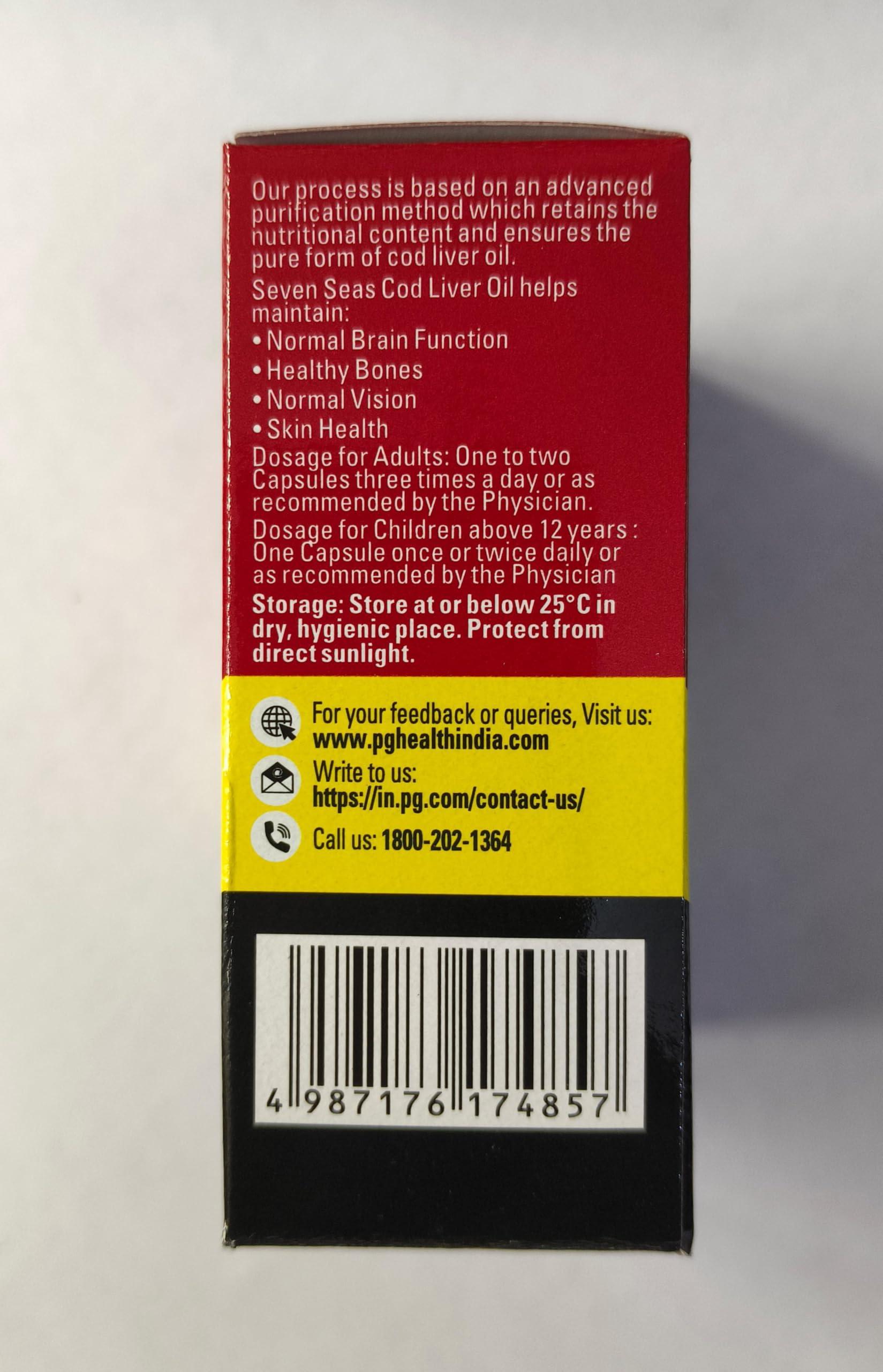 Seven Seas Seven Seas Cod liver fish oil 100 Capsule