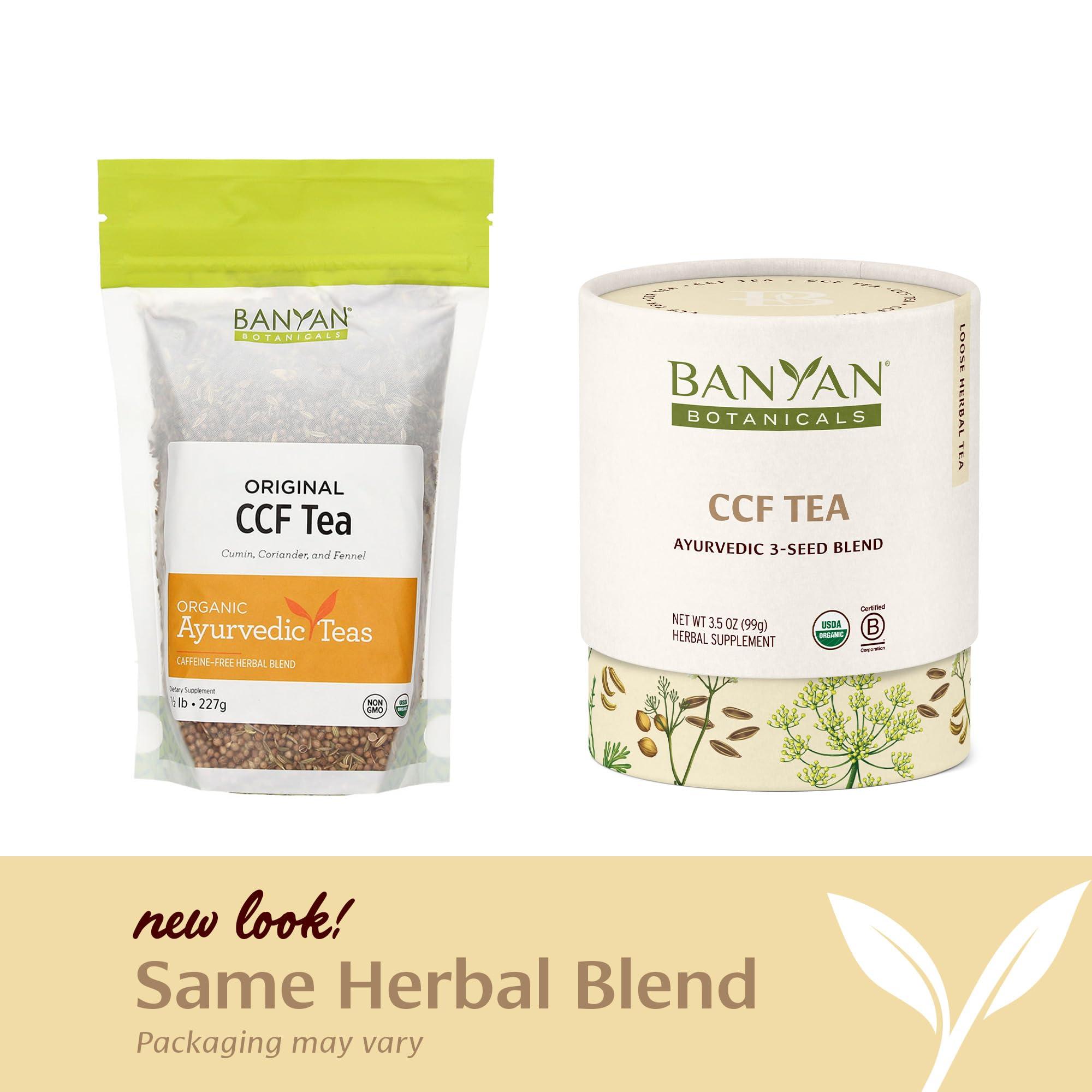 Banyan Botanicals Banyan Botanicals CCF Tea (Cumin, Coriander, Fennel) Organic Digestion Tea Traditional Ayurvedic Detox Tea For Supporting Digestion & Gentle Cleansing 3.5 oz Non-GMO Sustainably Sourced Vegan