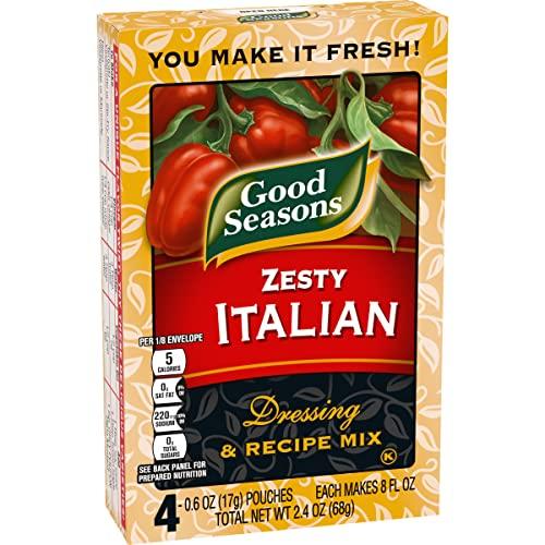 Good Seasons Good Seasons Zesty Italian Dressing & Recipe Seasoning Mix, 4 ct Packets