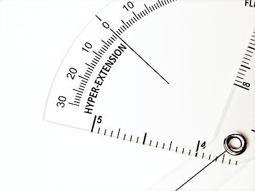 Generic Precision Finger Goniometer for Rehab, Physical Therapy, Fitness - Accurate Measurement Tool for Finger Range of Motion, Flexion & Extension - Track Progress, Improve Hand Mobility, Finger Flexibility