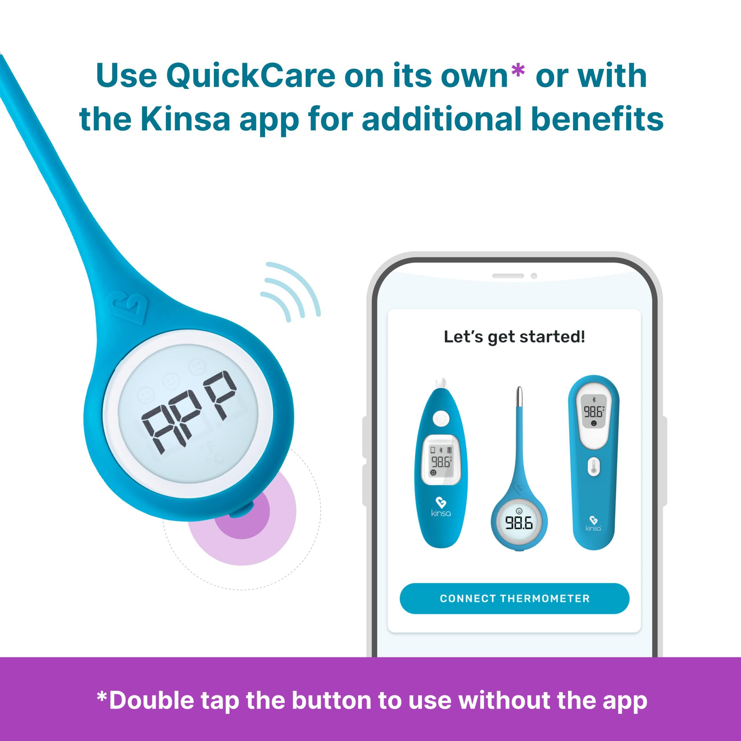 Kinsa Kinsa QuickCare Smart Digital Thermometer - Medical Termometro FDA Cleared