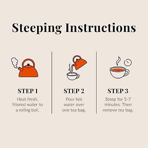 The Republic of Tea The Republic of Tea - Restore and Reset SuperAdapt Herbal Tea, 36 Tea Bags, Organic, Caffeine Free, Reishi Mushroom and Cocoa Herbal Tea